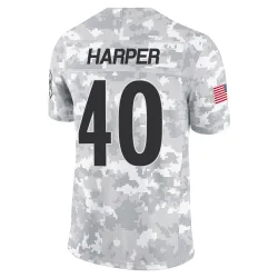 Devin Harper Pittsburgh Steelers Limited Men's 2024 Salute to Service Jersey (Arctic Camo)