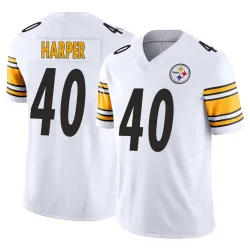 Devin Harper Pittsburgh Steelers Limited Men's Vapor F.U.S.E. Jersey (White)