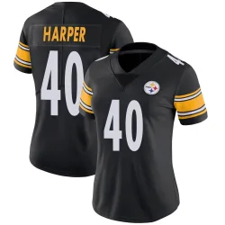 Devin Harper Pittsburgh Steelers Limited Women's Team Color Vapor Untouchable Jersey (Black)