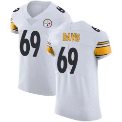 Domenique Davis Pittsburgh Steelers Elite Men's Vapor Untouchable Jersey (White)