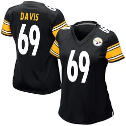 Domenique Davis Pittsburgh Steelers Game Women's Team Color Jersey (Black)