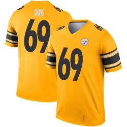 Domenique Davis Pittsburgh Steelers Legend Youth Inverted Jersey (Gold)