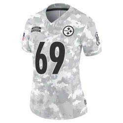 Domenique Davis Pittsburgh Steelers Limited Women's 2024 Salute to Service Jersey (Arctic Camo)