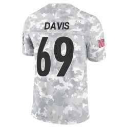 Domenique Davis Pittsburgh Steelers Limited Youth 2024 Salute to Service Jersey (Arctic Camo)