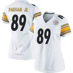 Donald Parham Jr. Pittsburgh Steelers Game Women's Jersey (White)