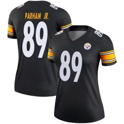 Donald Parham Jr. Pittsburgh Steelers Legend Women's Jersey (Black)