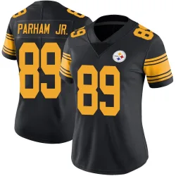 Donald Parham Jr. Pittsburgh Steelers Limited Women's Color Rush Jersey (Black)