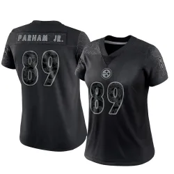 Donald Parham Jr. Pittsburgh Steelers Limited Women's Reflective Jersey (Black)