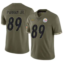 Donald Parham Jr. Pittsburgh Steelers Limited Youth 2022 Salute To Service Jersey (Olive)