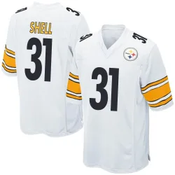Donnie Shell Pittsburgh Steelers Game Youth Jersey (White)