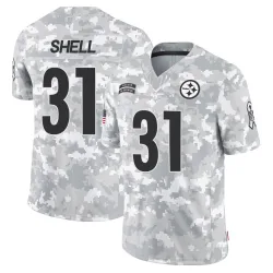 Donnie Shell Pittsburgh Steelers Limited Men's 2024 Salute to Service Jersey (Arctic Camo)