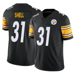 Donnie Shell Pittsburgh Steelers Limited Men's Vapor F.U.S.E. Jersey (Black)