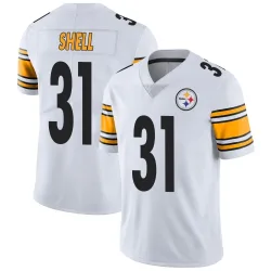 Donnie Shell Pittsburgh Steelers Limited Men's Vapor Untouchable Jersey (White)