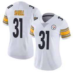 Donnie Shell Pittsburgh Steelers Limited Women's Vapor Untouchable Jersey (White)