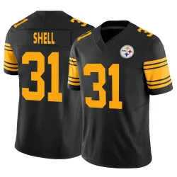 Donnie Shell Pittsburgh Steelers Limited Youth 2nd Alternate Vapor F.U.S.E. Jersey (Black)