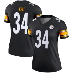 Donte Kent Pittsburgh Steelers Legend Women's Jersey (Black)