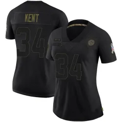 Donte Kent Pittsburgh Steelers Limited Women's 2020 Salute To Service Jersey (Black)