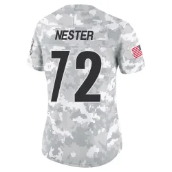 Doug Nester Pittsburgh Steelers Limited Women's 2024 Salute to Service Jersey (Arctic Camo)