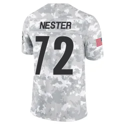 Doug Nester Pittsburgh Steelers Limited Youth 2024 Salute to Service Jersey (Arctic Camo)