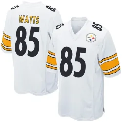 Duece Watts Pittsburgh Steelers Game Men's Jersey (White)