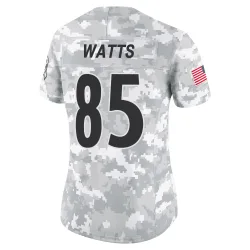 Duece Watts Pittsburgh Steelers Limited Women's 2024 Salute to Service Jersey (Arctic Camo)