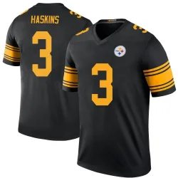 Dwayne Haskins Pittsburgh Steelers Legend Men's Color Rush Jersey (Black)
