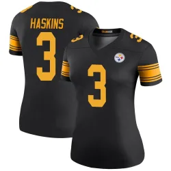 Dwayne Haskins Pittsburgh Steelers Legend Women's Color Rush Jersey (Black)