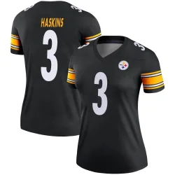 Dwayne Haskins Pittsburgh Steelers Legend Women's Jersey (Black)