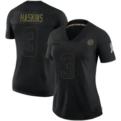Dwayne Haskins Pittsburgh Steelers Limited Women's 2020 Salute To Service Jersey (Black)