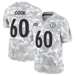 Dylan Cook Pittsburgh Steelers Limited Youth 2024 Salute to Service Jersey (Arctic Camo)