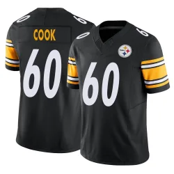 Dylan Cook Pittsburgh Steelers Limited Youth Vapor F.U.S.E. Jersey (Black)
