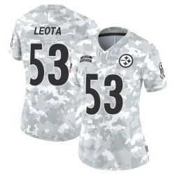 Eku Leota Pittsburgh Steelers Limited Women's 2024 Salute to Service Jersey (Arctic Camo)