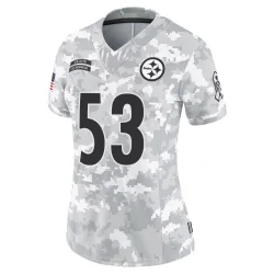 Eku Leota Pittsburgh Steelers Limited Women's 2024 Salute to Service Jersey (Arctic Camo)