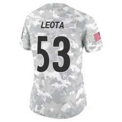 Eku Leota Pittsburgh Steelers Limited Women's 2024 Salute to Service Jersey (Arctic Camo)
