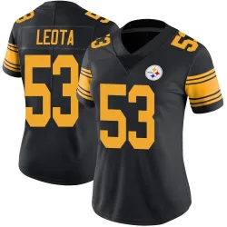 Eku Leota Pittsburgh Steelers Limited Women's Color Rush Jersey (Black)
