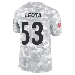 Eku Leota Pittsburgh Steelers Limited Youth 2024 Salute to Service Jersey (Arctic Camo)