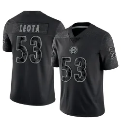 Eku Leota Pittsburgh Steelers Limited Youth Reflective Jersey (Black)