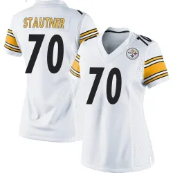 Ernie Stautner Pittsburgh Steelers Game Women's Jersey (White)