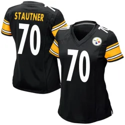 Ernie Stautner Pittsburgh Steelers Game Women's Team Color Jersey (Black)