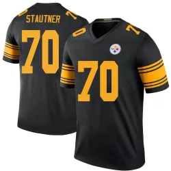 Ernie Stautner Pittsburgh Steelers Legend Men's Color Rush Jersey (Black)