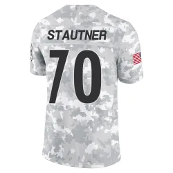 Ernie Stautner Pittsburgh Steelers Limited Men's 2024 Salute to Service Jersey (Arctic Camo)