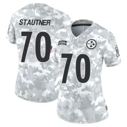 Ernie Stautner Pittsburgh Steelers Limited Women's 2024 Salute to Service Jersey (Arctic Camo)