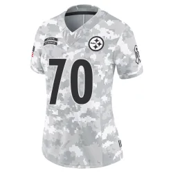 Ernie Stautner Pittsburgh Steelers Limited Women's 2024 Salute to Service Jersey (Arctic Camo)