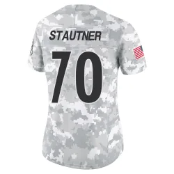 Ernie Stautner Pittsburgh Steelers Limited Women's 2024 Salute to Service Jersey (Arctic Camo)