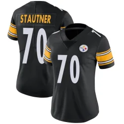 Ernie Stautner Pittsburgh Steelers Limited Women's Team Color Vapor Untouchable Jersey (Black)