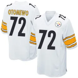 Esezi Otomewo Pittsburgh Steelers Game Men's Jersey (White)