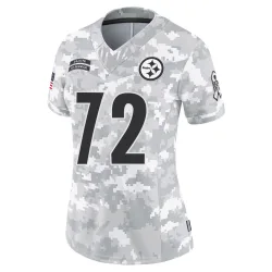Esezi Otomewo Pittsburgh Steelers Limited Women's 2024 Salute to Service Jersey (Arctic Camo)