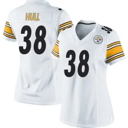 Evan Hull Pittsburgh Steelers Game Women's Jersey (White)