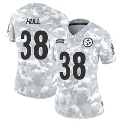 Evan Hull Pittsburgh Steelers Limited Women's 2024 Salute to Service Jersey (Arctic Camo)