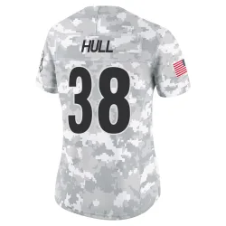 Evan Hull Pittsburgh Steelers Limited Women's 2024 Salute to Service Jersey (Arctic Camo)